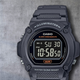 Casio illuminator W219H-8B
