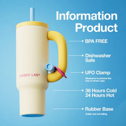 CHAKOLAB Ceramic Bawang Tumbler 1.05L