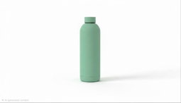 Velvet feel vacuum flask with handle