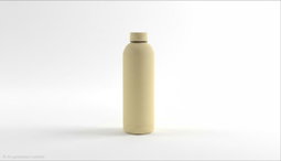 Velvet feel vacuum flask with handle
