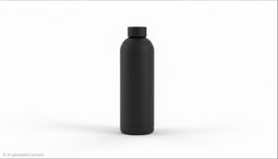 Velvet feel vacuum flask with handle