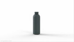 Velvet feel vacuum flask with handle