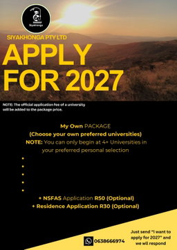MY OWN PACKAGE (Choose your own universities)