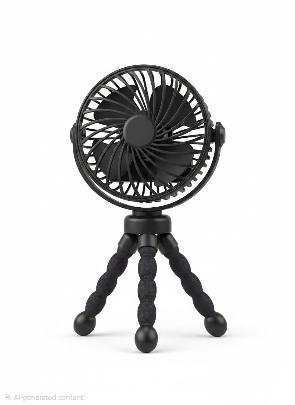 FlexiGrip Portable Stroller & Desk Fan_0