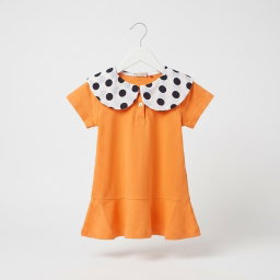 Baby Girls Dress   With Polka Dot