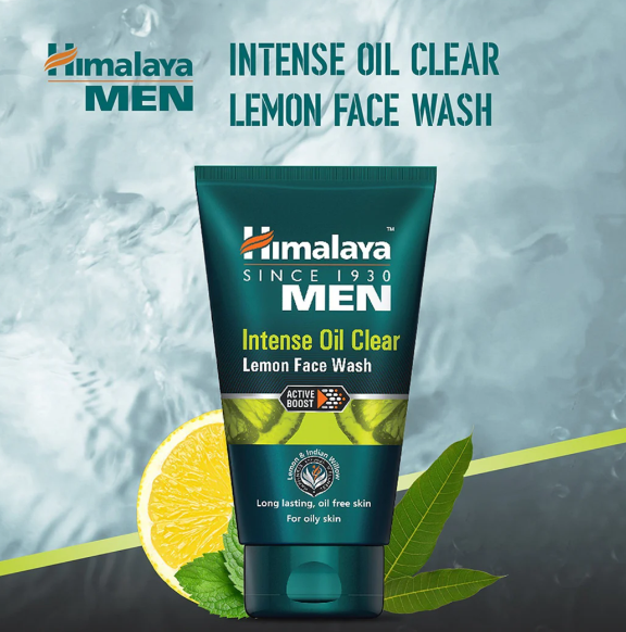 Himalaya Men Intense Oil Clear Lemon Face Wash_3