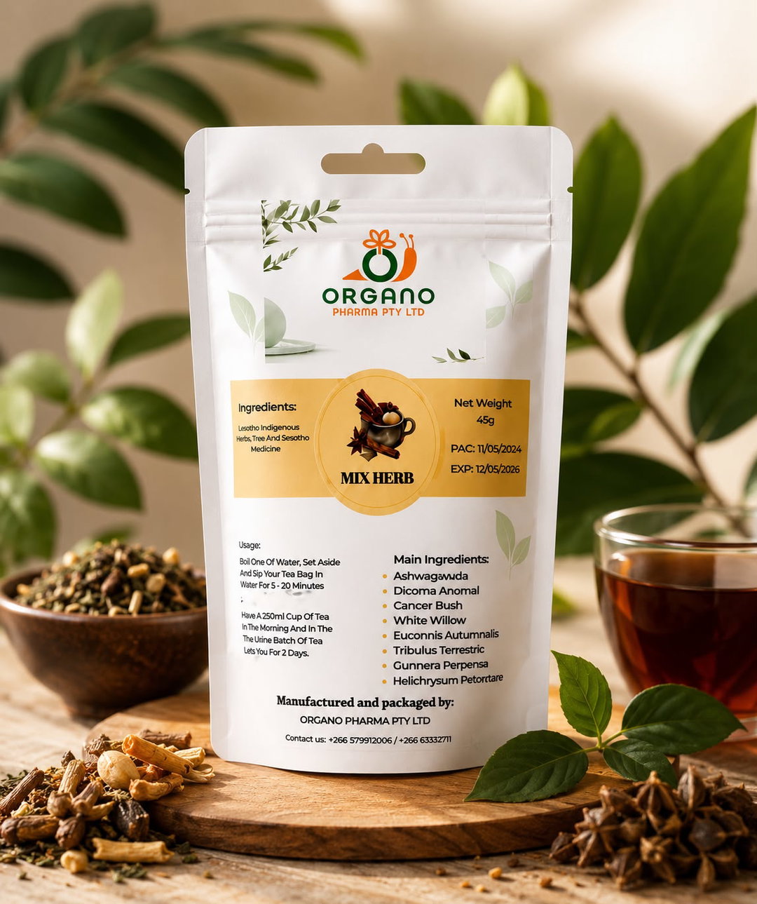 Herbal tea mix