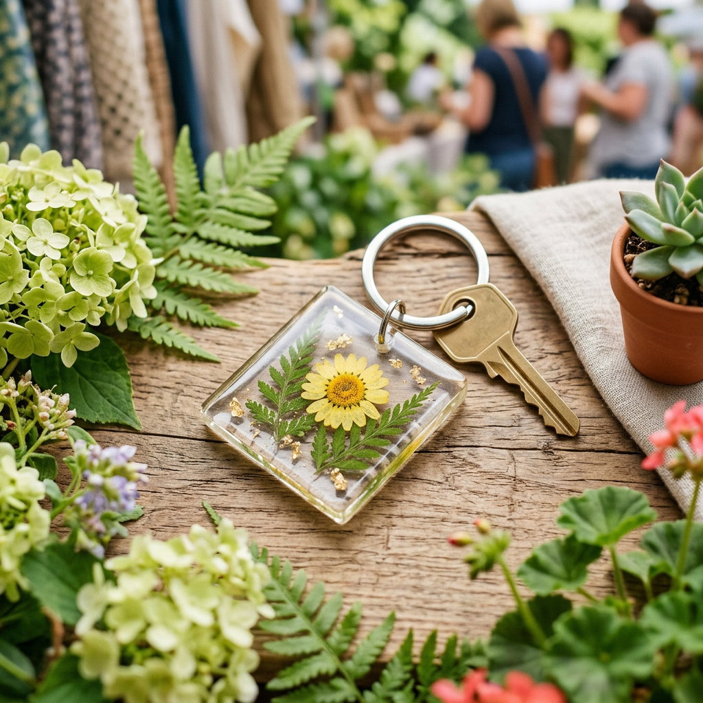 Square Keychain _1
