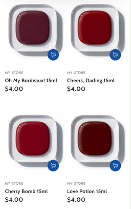 Ice Nail Polish Red Series 15ML