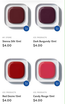 Ice Nail Polish Red Series 15ML