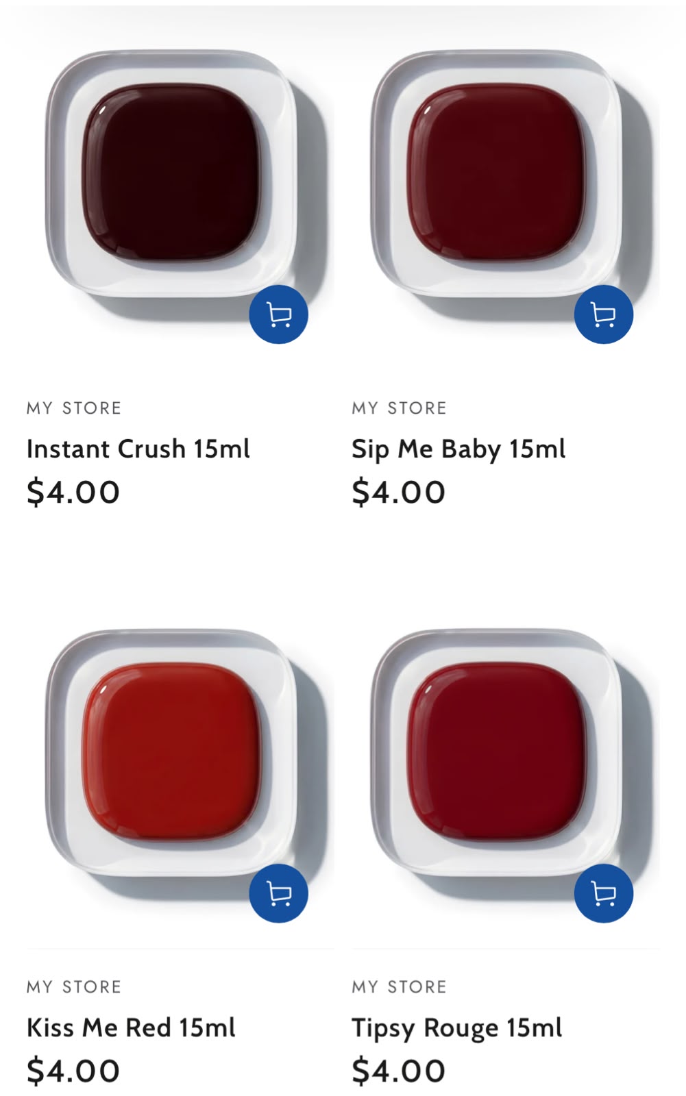 Ice Nail Polish Red Series 15ML_1