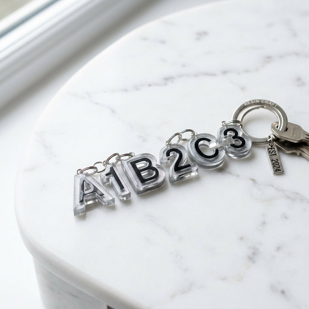 Number Plate Keychain 
