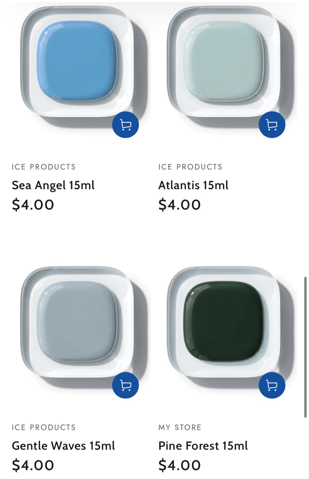 Ice nail Polish 15Ml Blue-Green Series_1