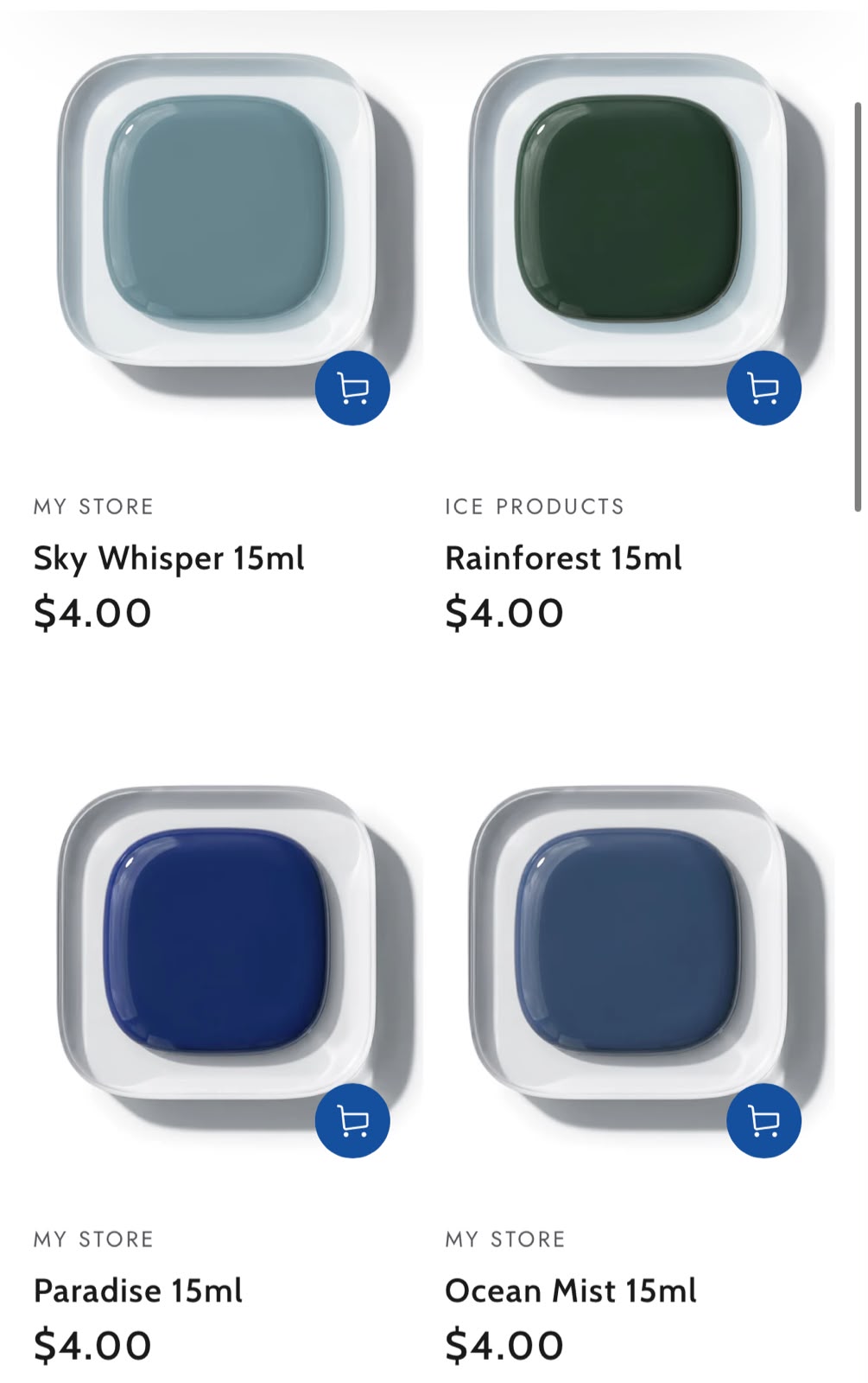 Ice nail Polish 15Ml Blue-Green Series_2