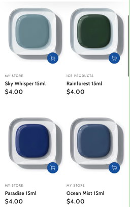 Ice nail Polish 15Ml Blue-Green Series