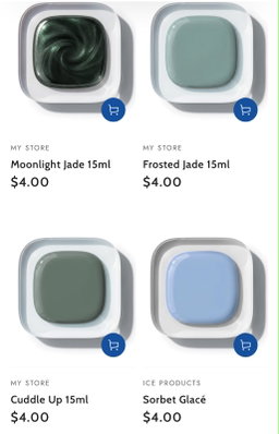 Ice nail Polish 15Ml Blue-Green Series