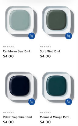 Ice nail Polish 15Ml Blue-Green Series