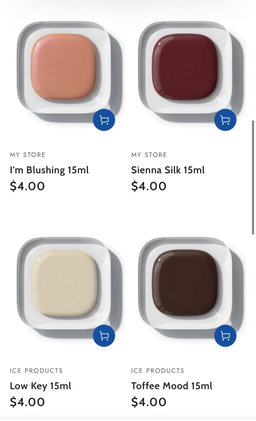 Ice Nail Polish -Different Colors 