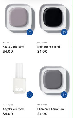 Ice Nail Polish -Different Colors 