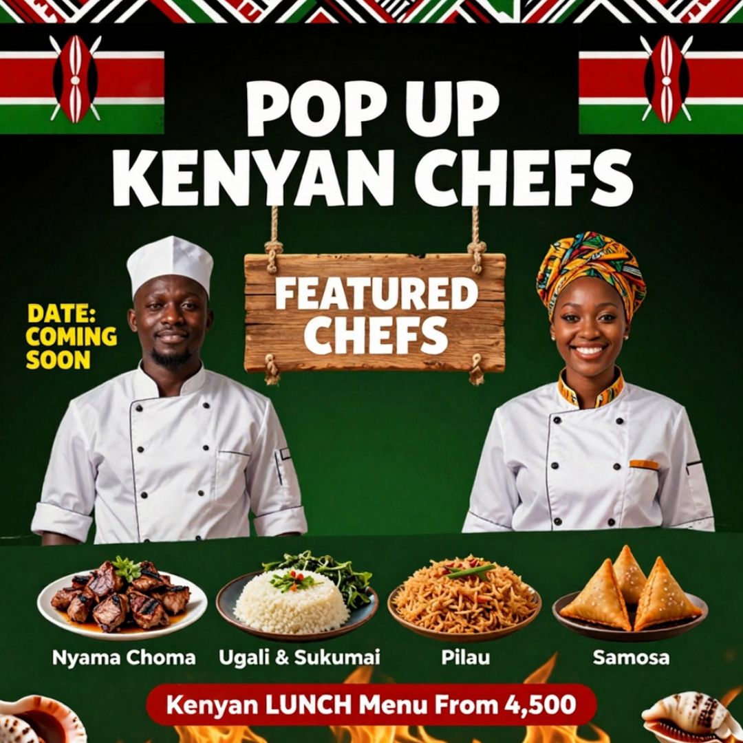 KENYAN CUISINE Coming Soon - Till 4pm
