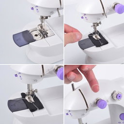 Mini Sewing Machine with Foot Pedal & LED Light