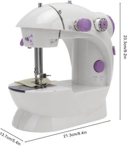 Mini Sewing Machine with Foot Pedal & LED Light