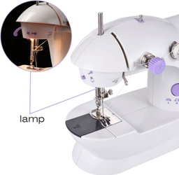 Mini Sewing Machine with Foot Pedal & LED Light