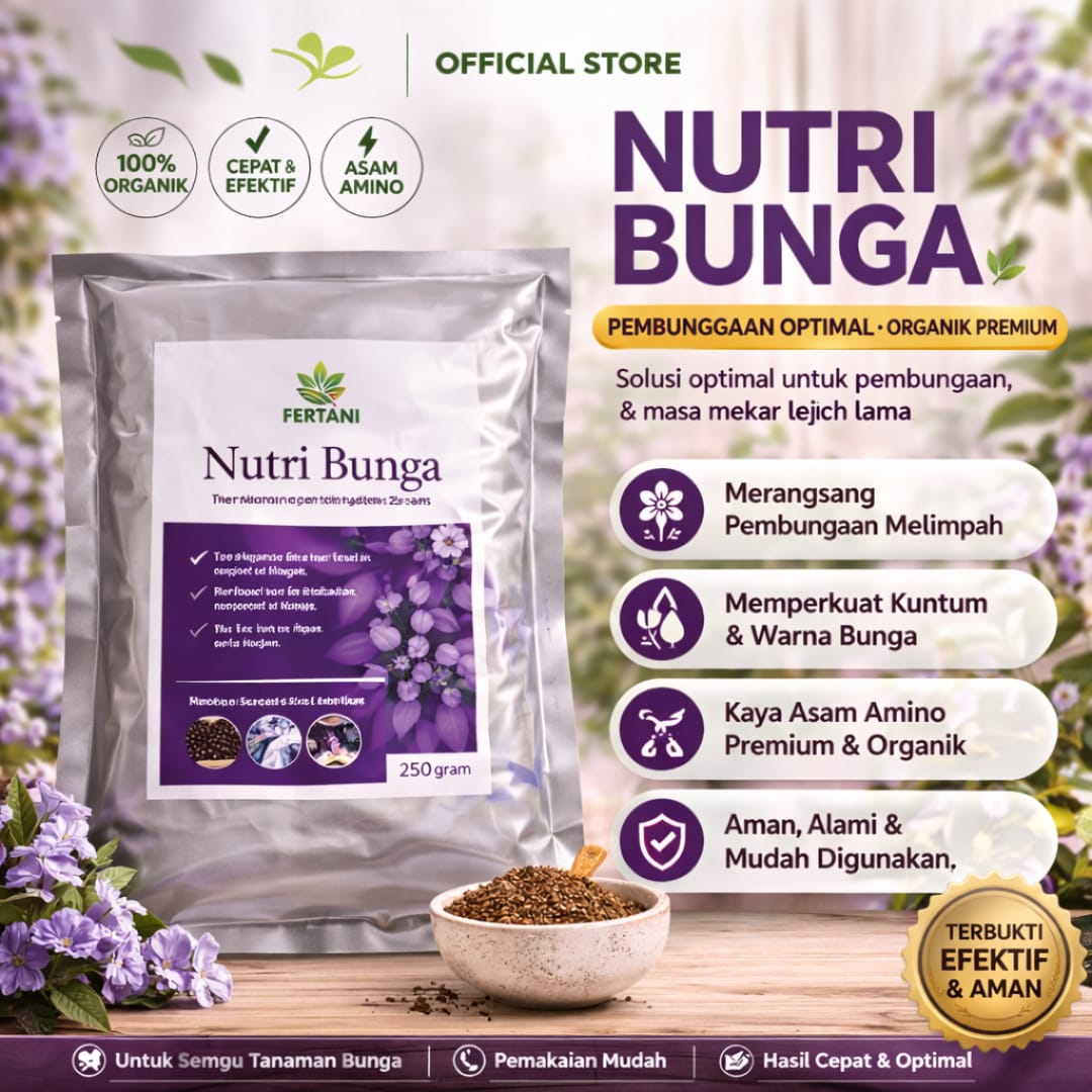 Pupuk Nutrisi Bunga 250 Gram