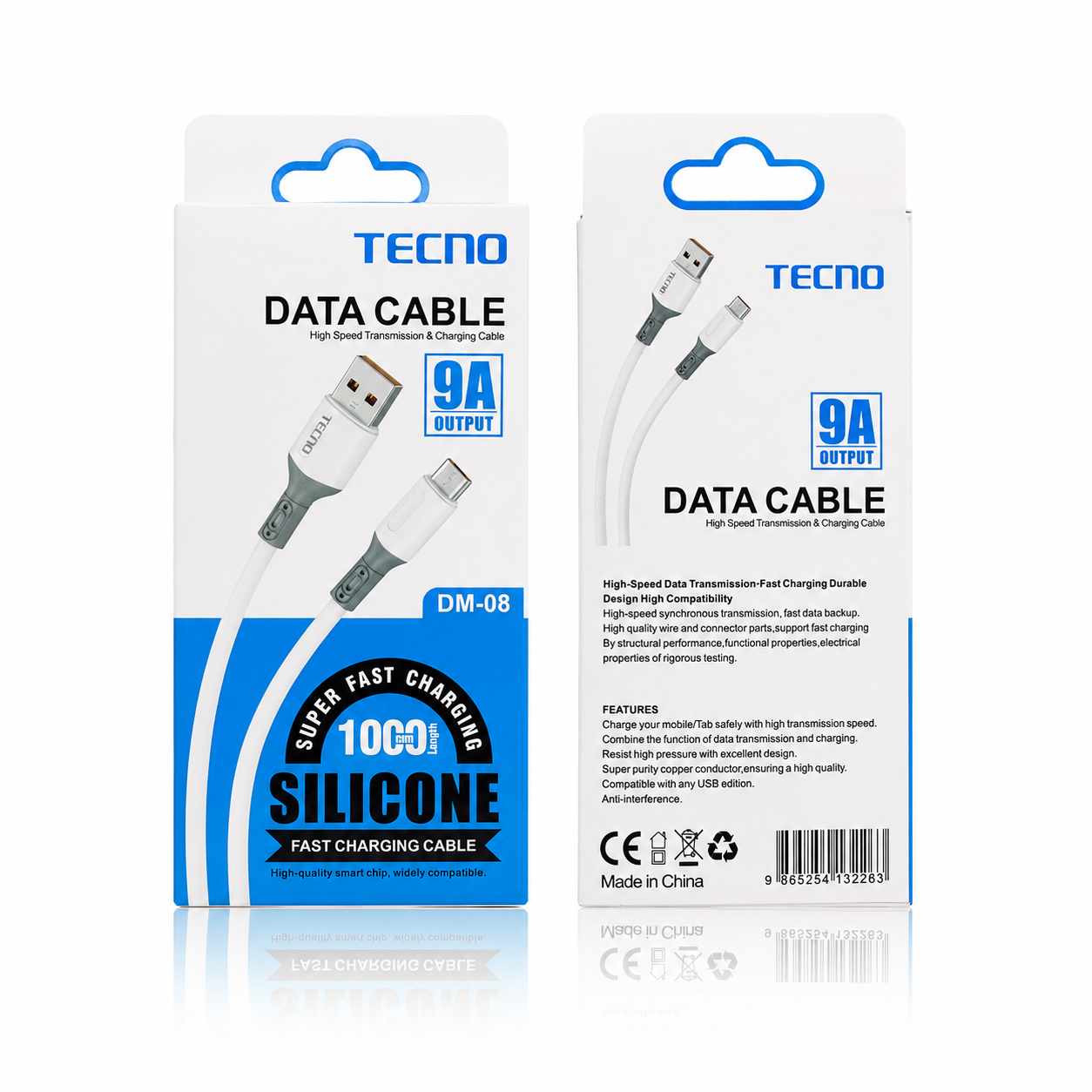 Cable Tecno USB a Micro-USB | 1M_0