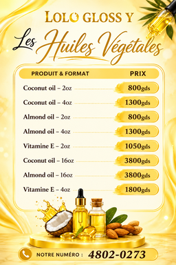 Les tableaux de prix 