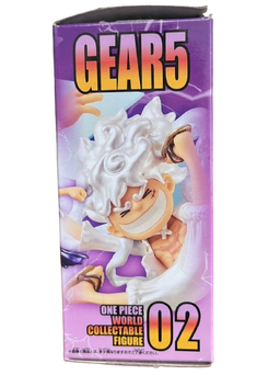 (Japan Version) World Collectable Figure - Gear 5, Metallic Ver. Monkey D. Luffy "ONE PIECE"