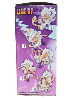 (Japan Version) World Collectable Figure - Gear 5, Metallic Ver. Monkey D. Luffy "ONE PIECE"