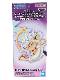 (Japan Version) World Collectable Figure - Gear 5, Metallic Ver. Monkey D. Luffy "ONE PIECE"