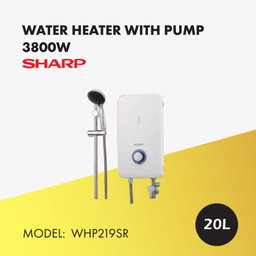 Sharp Water Heater With Pump WHP219SR 