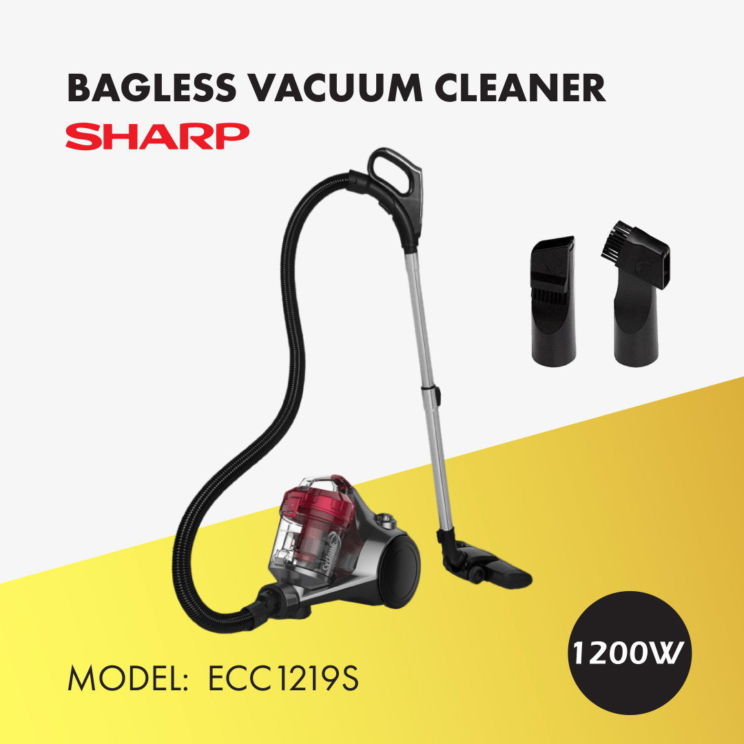 Sharp Bagless Vacuum Cleaner 1200W ECC1219S