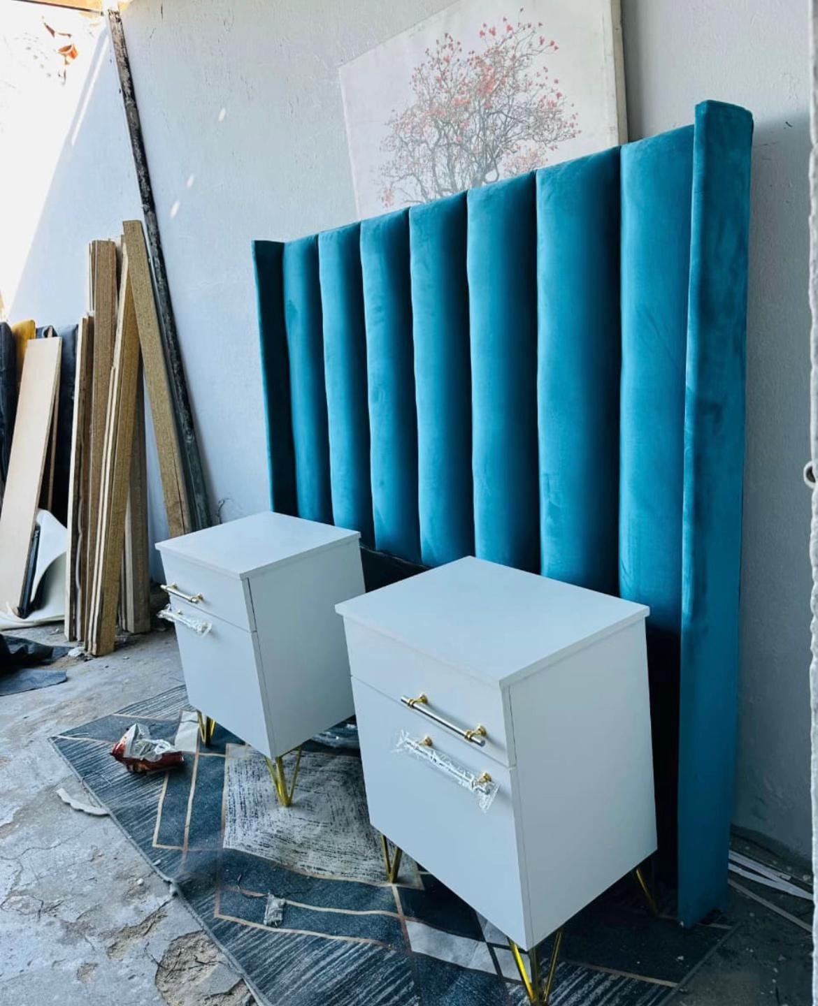 Headboard and pedestals for Double size_1
