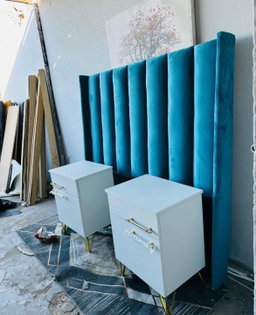 Headboard and pedestals for Double size