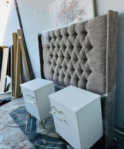 Headboard and pedestals for Double size