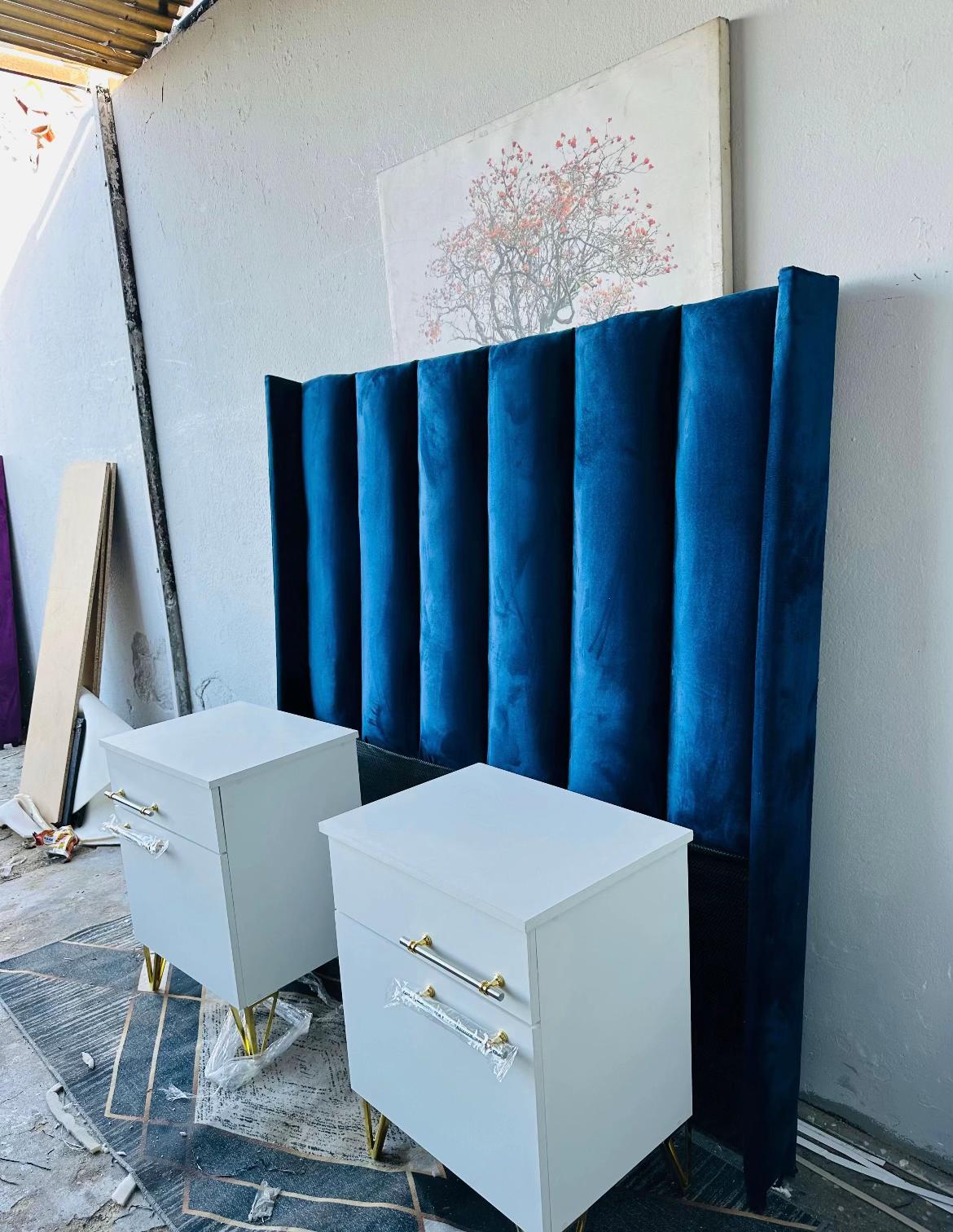 Headboard and pedestals for Double size_0