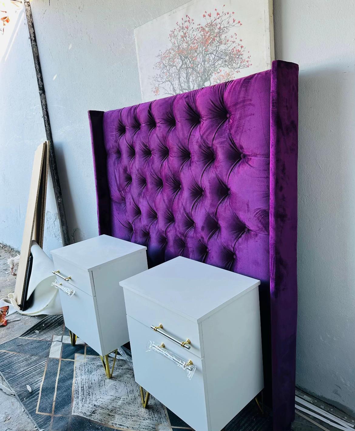 Headboard and pedestals for Double size_2
