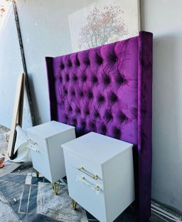 Headboard and pedestals for Double size