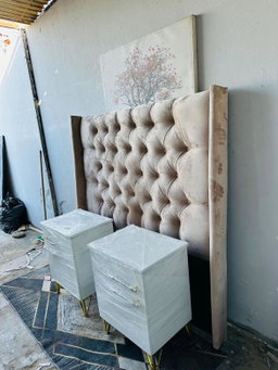 Headboard and pedestals for Double size
