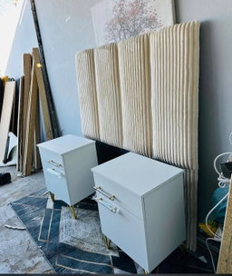 Headboard and pedestals for Double size