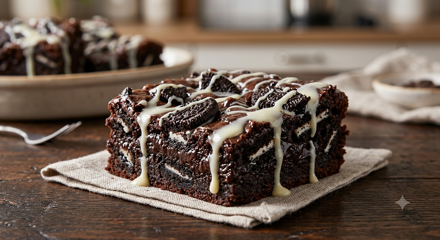 Chocolate oreo brownie_0