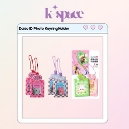 Daiso ID Photo Keyring Holder 