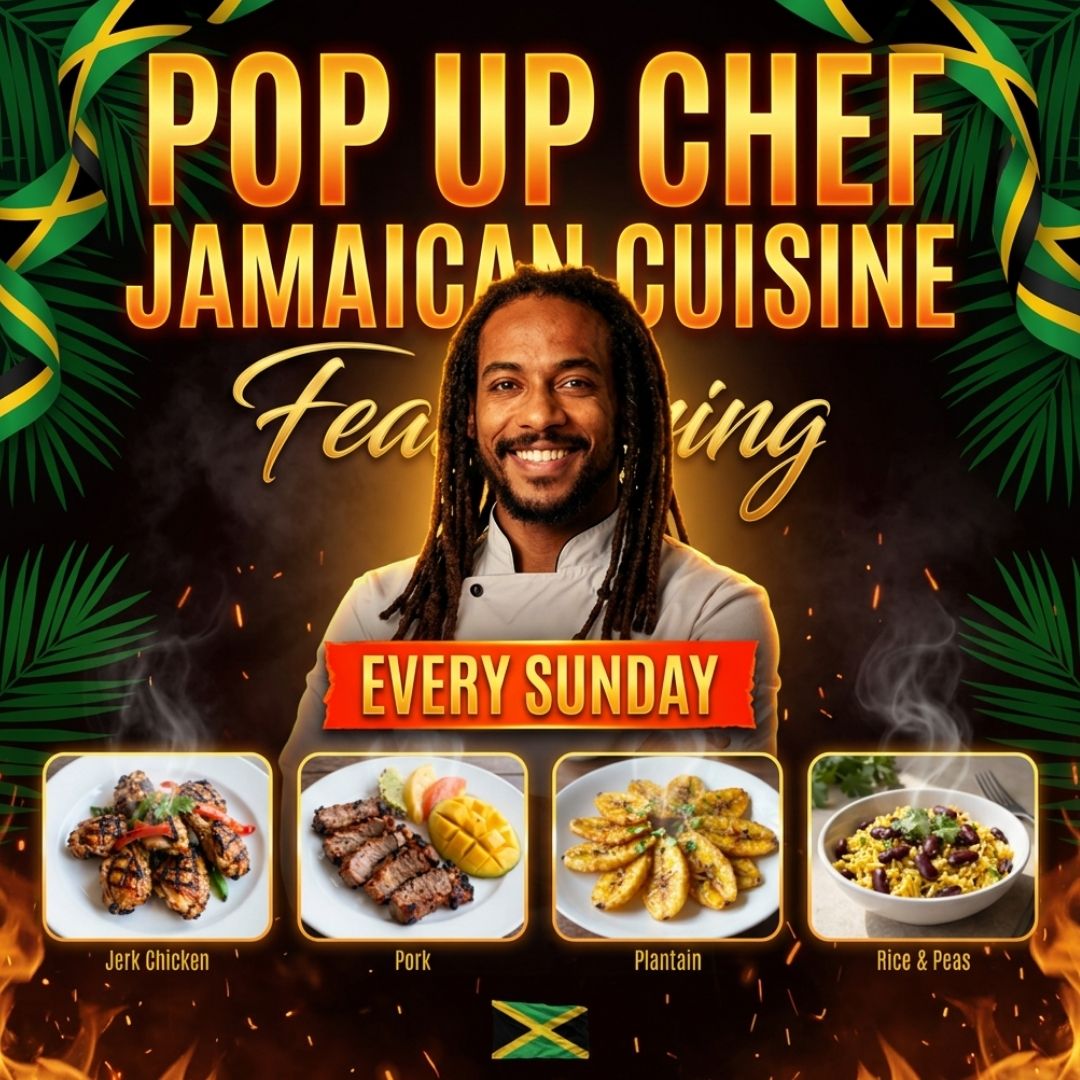 JAMAICIAN CUISINE Coming Soon - Till  4pm  