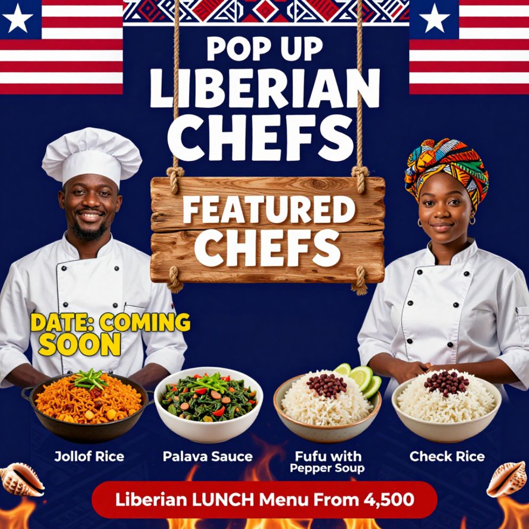 LIBERIAN CUISINE Coming Soon - Till 4pm