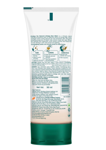 Tan Removal Orange Face Wash_8