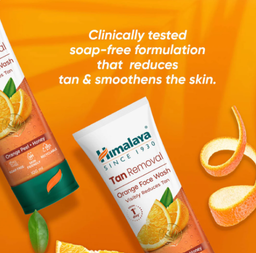 Tan Removal Orange Face Wash