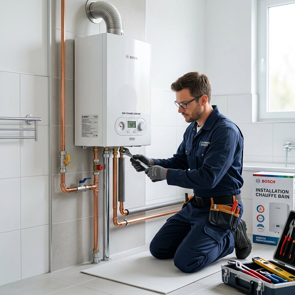 Installation Chauffe Bain